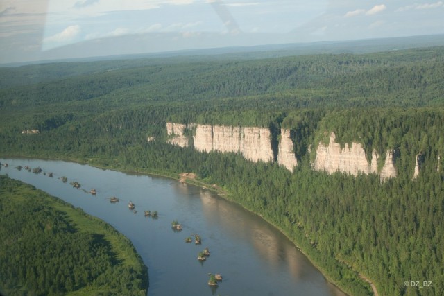 Сплавные боны на Вишере