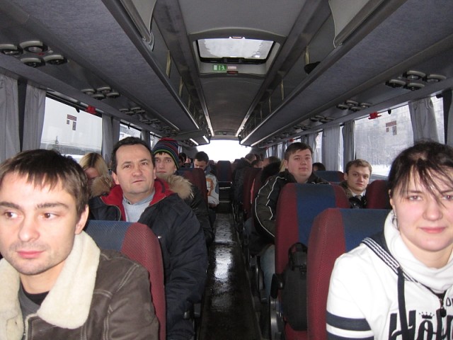 В автобусе