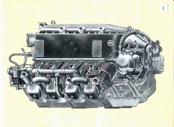 Общий вид двигателя двигателя