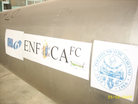 Совместный проект с Туринским университетом по разработке самолета с экологически чистым двигателем. http://www.enfica-fc.polito.it/en