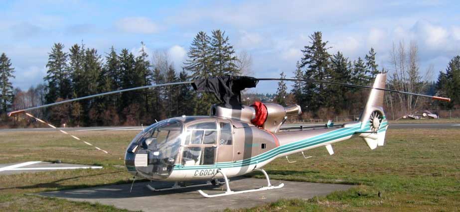 Данный вертолет 1974 года выпуска, с налетом в 6000 часов, двигатель 1300 часов продается в Канаде за 375К американских долларов.